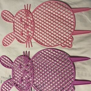 Pink and Purple Bunny-Shaped Kids Accessories